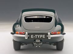 Jaguar E-Type Coupe Series I 3.8, Green, w/ Metal Wire-Spoke Wheels