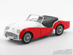 Triumph TR3A, Red & White Two-tone