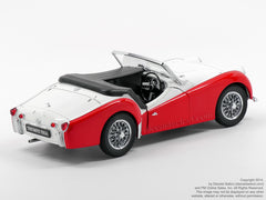 Triumph TR3A, Red & White Two-tone