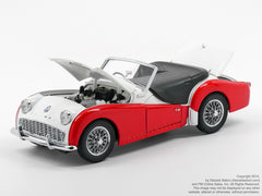 Triumph TR3A, Red & White Two-tone