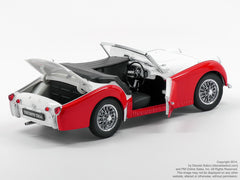 Triumph TR3A, Red & White Two-tone