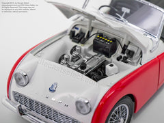 Triumph TR3A, Red & White Two-tone