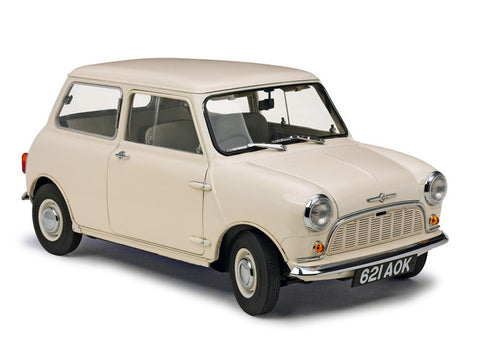 Morris Mini Saloon "621AOK", Old English White, 1959