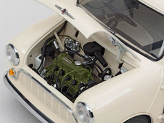 Morris Mini Saloon "621AOK", Old English White, 1959