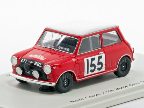 Morris Mini Cooper, Monte Carlo Rally 1963, #155 Morrison / Culcheth