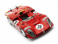 Alfa Romeo Tipo 33/3, 24 Hours of Le Mans 1970, #38 T. Zeccoli / C. Facetti